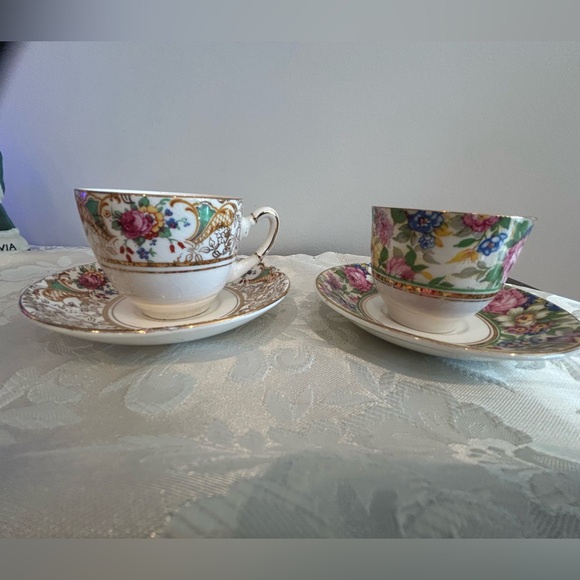 Vintage Palissy Pottery tea cup and saucer in excellent condition. - Picture 7 of 8